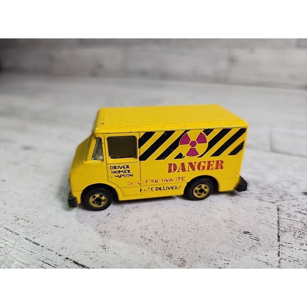 Vintage 1986 Hot Wheels Homer Simpson Nuclear Waste Danger Truck